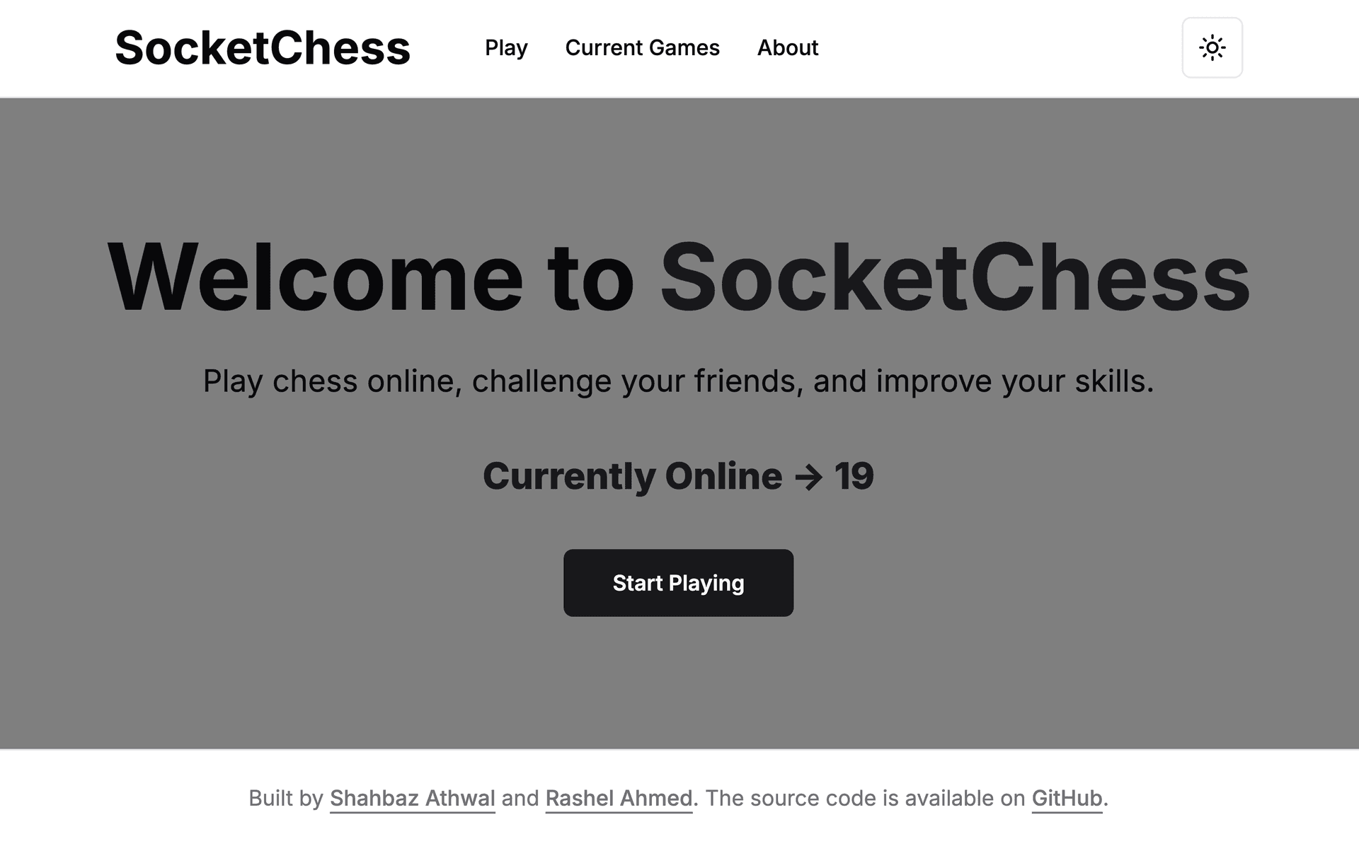 Socket Chess
